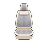 WEIFANAA Housse Siège Voiture Housse De Siège Auto Universelle en Lin pour Nissan pour Qashqai J10 J11 pour Navara D40 pour March pour Juke X pour Trail T32(1 Piece-Beige)