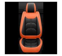 WEIFANAA Housse Siège Voiture Housse De Siège Voiture Universelle en Cuir PU, 1 Pièce, pour Q5 Q2 Q3 Q6 Q7 Q8 S1 S4 S5 S6 SQ5 RS3 RS4 RS5 RS6 TT(Black Orange)