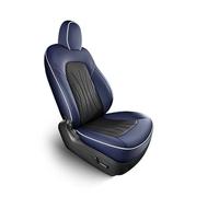 WEIFANAA Housse Siège Voiture pour Tesla pour Modèle Y pour 3 Couverture Complète De Siège Ventilation avec 10 Ventilateurs pour Un(Blue Black,2Pcs Passenger)