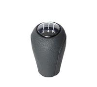 WEIFANAA Pommeau Levier Vitesse Pour MAZDA 3 BK BL 5 CR CW Pour Mazda 6 II GH CX-7 ER MX-5 NC III MT Levier Cuir Manette Vitesse 5 6 Vitesses Pommeau(Leather 5R)