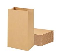 Weifeng Lot de 200 Sac Papier Kraft 11x6x20cm Petit Sac Kraft (70 g / m2)