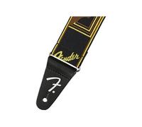 Weighless 2 Monogrammed Strap sangle guitare noir/jaune/marron