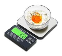 Weight Balance de cuisine numérique à design divisé - Affichage LCD de précision au 1 g, capacité de 15 kg for la pâtisserie et le pesage des aliments au quotidien(10kg/1g)