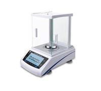 Weight Balance électronique de haute précision - Précision de 0,01 g - Balance de laboratoire rechargeable avec plateau en acier inoxydable(YP1(100g/0.01g))