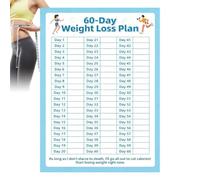 Weight Chart | 60-Day Daily English Self-Discipline Challenge Chart | Weigh