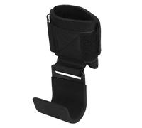 Weight Lifting Hooks Heavy Duty Anti Slip Coated Hand Grip Support Wrist Straps for Power Lifting Men Women Polyester Fiber Workout Accessories