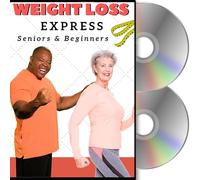 Weight Loss Exercise for Seniors and Beginners- 5 Fat Buring Workouts + Resistance Band. Easy to follow fitness program, burns calories, fun to do! Low impact exercise DVD for seniors and beginners.