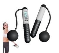 Weighted Cordless Jump Rope - Digital Counting, Adjustable Fitness | Ball-Weighted Cordless Jump Rope For Gym Home Workout Cardio Exercise Training