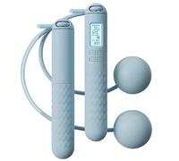 Weighted Jump Rope | TPU, 3,5 cm Balls | Electronic Smart Counter For Kids & Adults | Exam Training Skipping Rope (Ball Color May Vary)