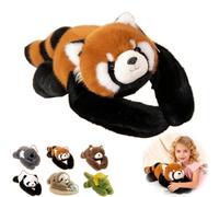 Weighted Panda Stuffed Animal, The Weighted Animals for Adult, Soft Plush Huggable Pillow for Stress & Comfort (Red Panda, 25.6in / 2.18lb)