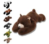 Weighted Plush Animals, Hugging Pillow for Anxiety Relief & Sleep Support, Cute Soft Plush Toy Pillow, Weighted Animals for Adults (Brown Bear 30cm/11.81in)