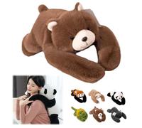 Weighted Plush Animals, The Weighted Animals for Adult, Hugging Pillow for Anxiety Relief & Sleep Support (Brown Bear, 30CM)