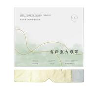 Weighted Sleep Eye, Aromatherapy Bead Eye Pillow, Ice Silk Soft Detachable Cover with Full Light Blocking System, Cooling Relaxation Design, Minimal Sleep Aid Style Use, Travel Meditation Use