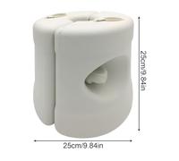 Weighted Umbrella Base - Round Patio Weighted Umbrella Base, Easy Assembly Drum Weights Fill with Water Or Sand, Windproof Canopy Stand | for Pool Deck Garden Backyard Balcony