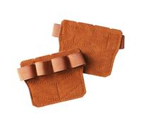 Weightlifting Grips - Ergonomic Palm Protector for Strength Training | Non-Slip Workout Grip Pads for Men Women Youth Athletes, Ideal for Deadlifts, Pull-Ups, and Dumbbell Exercises, 9.5cm Brown Black