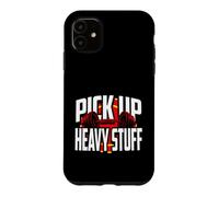 Weightlifting Motivation Pick Up Heavy Stuff Gym Graphic Coque pour iPhone 11
