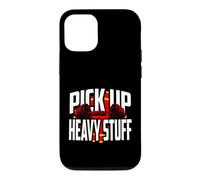 Weightlifting Motivation Pick Up Heavy Stuff Gym Graphic Coque pour iPhone 12/12 Pro