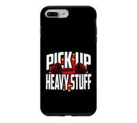 Weightlifting Motivation Pick Up Heavy Stuff Gym Graphic Coque pour iPhone 7 Plus/8 Plus