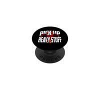 Weightlifting Motivation Pick Up Heavy Stuff Gym Graphic PopSockets PopGrip Adhésif