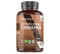WeightWorld Cannelle biologique 1000 mg - 180 gélules