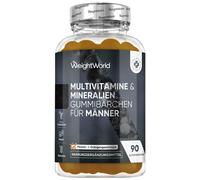 WeightWorld Gommes multivitaminées pour hommes, 90 gommes