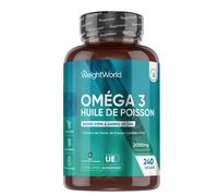 WeightWorld Huile de poisson oméga-3 2000 mg - 240 gélules