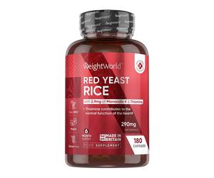 WeightWorld Riz fermenté au levure rouge 290 mg - 180 gélules