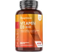 WeightWorld Vitamine D3 2000 UI 400 comprimés