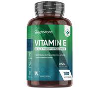 WeightWorld Vitamine E 400 UI 180 gélules molles