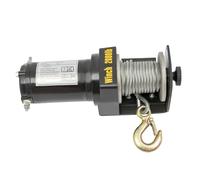 WEIGR Guindeau électrique pour bateaux, treuil 12 V, treuil électrique, transmission robuste tout en acier, pour remorques, quad, ATV, voitures, remorques, remorques de bateau, yachts et treuils de