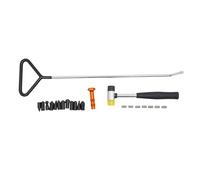WEIGR Kit de réparation de bosses de voiture 15 pièces - Fer à débosseler - Outil de débosselage - Paintless Body Repair - Barres à crochets de carrosserie aile porte - Dings Dent - Pour enlever les