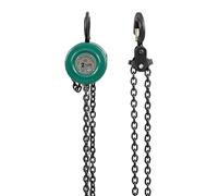 WEIGR - Palan à chaîne 2 tonnes 3 m - Treuil manuel avec une capacité de levage de 2000 kg, chaîne en acier G80, crochet de sécurité robuste, palan à chaîne pour atelier, forêt, entrepôt et