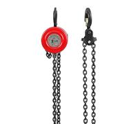 WEIGR - Palan à chaîne 2 tonnes 3 m - Treuil manuel avec une capacité de levage de 2000 kg, chaîne en acier G80, crochet de sécurité robuste, palan à chaîne pour atelier, forêt, entrepôt et