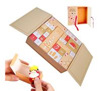 Weihnachten Adventskalender - Leerer Adventskalender, Boxen Selbstbefüllen, Festliche Aufbewahrungskassette Für Kinder Erwachsene Geburtstag Weihnachten