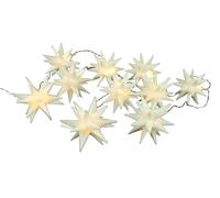 Weihnachts-Lichterkette 3D-Sterne Avec 10 LED Blanc Chaud Etoile Christmas Déco