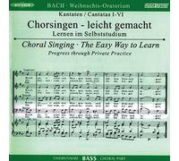 Weihnachtsoratorium Chorsingen Bas Chant – CD – Edition Peters