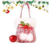 Weihnachts-Tragetaschen,Weihnachtsgeschenktaschen,Präsenttaschen Geräumige Einkaufstaschen innen | Einkaufstaschen mit stabilem Griff für Süßigkeiten oder andere kleine Geschenke,Weihnachtstasche, Ein
