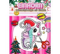 Weihnachtsbasteln Mit Kindern Einhorn: Prickelbilder Weihnachten Und Bastelbuch Weihnachten Kinder Bastelbuch Ab 3 Jahre Feinmotorik Foerderung Kinder 3 Jahre Farbe, Schneiden, Kleben, Malen