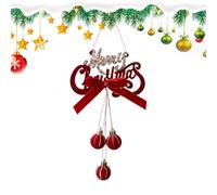 Weihnachtsglocken-Ornamente - Dekorative hängende Glöckchen | Glitzernde Beflockung für Haustür, Wand, Treppe | Festliche Glockendekoration für Wohnzimmer, Schlafzimmer, Garten, Zuhause, Party