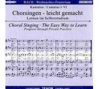 Weihnachtsoratorium, Bwv 248, Chorstimme Tenor, 2 Audio-Cds