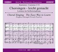 Weihnachts-Oratorium BWV 248 – Chant alto – 2 CD – Edition Peters