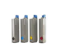 WEIJIAHUIWH Version 4 pièces compatibles for Cartouche de Toner C712 C712dn 46507616 46507615 46507614 46507613 for 712 C712n