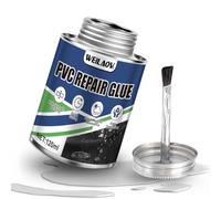 WEILAOK 120ml Colle Neoprene Liquide, Colle PVC Souple, Colle Contact, Colle PVC Piscine Convient Aux Bâches, Tentes, Bâches de Camion, Matelas Gonflables et Aux Réparations Extérieures