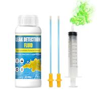 WEILAOK Colorant Fuite Piscine, Detecteur Fuite Piscine, Colorant de Traçage pour Recherche de Fuite sur Piscine, Detecteur de Fuite d'eau, Plomberie, Forte Fluorescéine, Solubilité dans l'eau