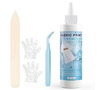WEILAOK Dissolvant de Vinyle à Transfert Thermique pour Tissus, Dissolvant Rapide de Vinyle, Puissant Dissolvant de Résidus, Doux Suppression des Erreurs D'impression Sur les Textiles, 125ml