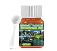 WEILAOK Fluorescéine, Colorant Fuite Piscine, Contient une Cuillère Doseuse, Colorant Traceur Intense pour Recherche de Fuite Piscines, Plomberie, Toiture, Voiture, 30g