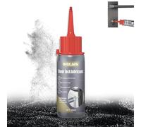 WEILAOK Lubrifiant Serrurerie, Graisse Graphite, Poudre Graphite, Graphite pour Lubrifier les Serrures de Porte, les Charnières de Fenêtre, les Rails de Porte et de Fenêtre, etc, 60 ML