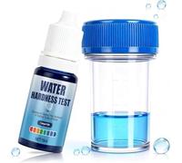 WEILAOK Test Dureté de l'eau, Titrant Kit D'analyse de Dureté de l'eau, Test Eau Aquarium, Test Th Fabricado pour Mesurer Le Calcaire pour l'eau Potable, aux Aquariums Systèmes d'eau Adoucie, 15ml