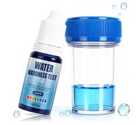WEILAOK Test Dureté de l'eau, Titrant Kit D'analyse de Dureté de l'eau, Test Th Fabricado pour Mesurer Le Calcaire pour l'eau Potable, aux Aquariums Systèmes d'eau Adoucie, 15ml