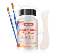 WEILAOK Vernis Colle Transparent, Colle pour Puzzle, Colle Blanche Loisir Creatif, Livré Avec un Petit Outil, La Colles est Facile à Appliquer, Transparente et Incolore, 250 ml